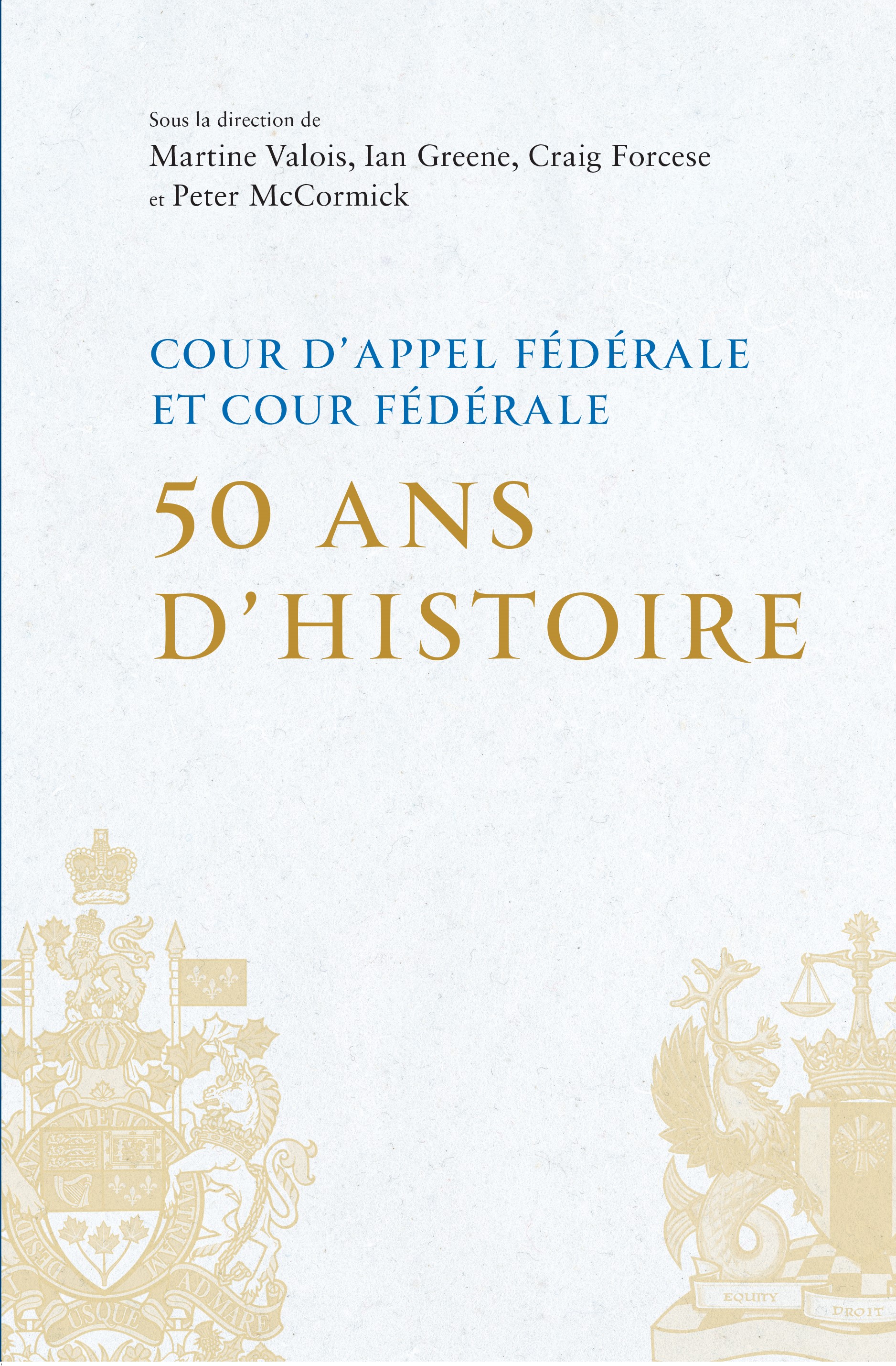 50 Years of History book cover french version